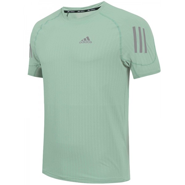 Adas maglia casual da allenamento t-shirt sportiva da uomo a maniche corte da calcio da calcio da uomo uniforme da corsa sportiva verde 2023-2024